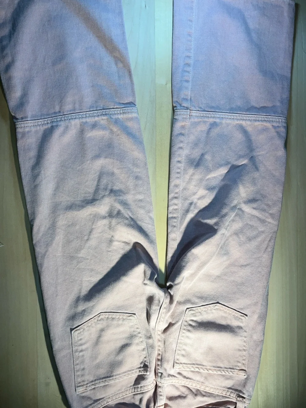 Old Navy Girls Light Pink Baggy Wide-Leg Jeans size 8